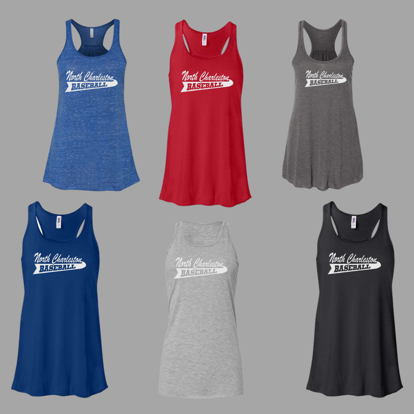 NC BASEBALL - Flowy Tank