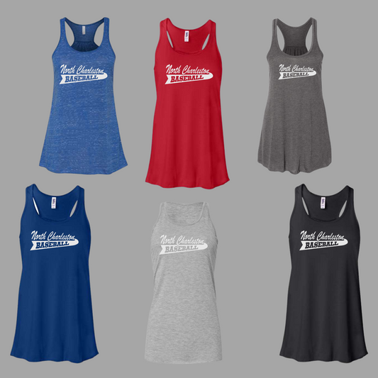 NC BASEBALL - Flowy Tank