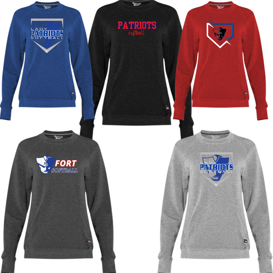 FORT SOFTBALL - Women's French Terry Sweatshirt with pockets