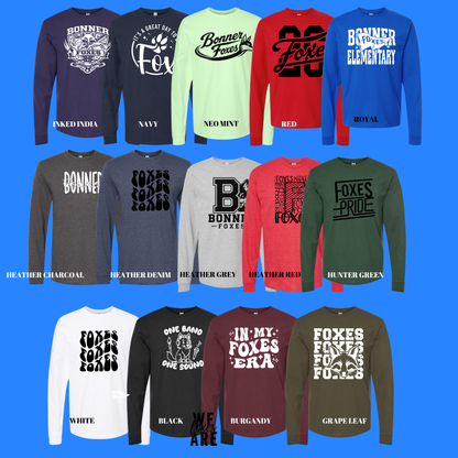 Bonner Elementary School - Long Sleeve T-Shirt -  26/27