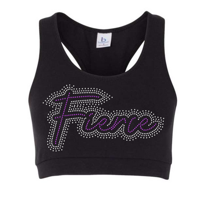 FIERCE - SPORTS BRA - RHINESTONE