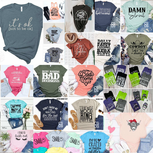 Mystery Graphic Tees - 3 for only $28