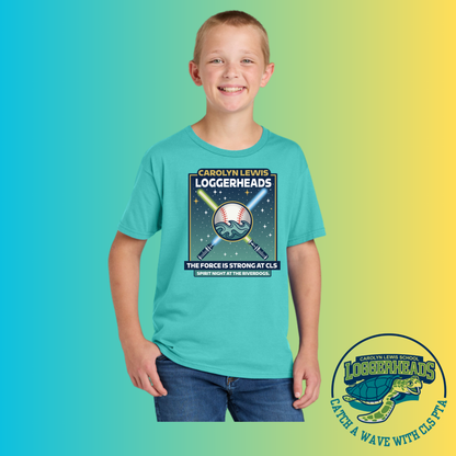 THE FORCE IS STRONG BASEBALL TEE