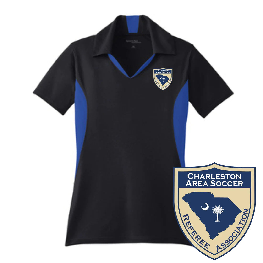 CASRA - LADIES Side Blocked Micropique Sport-Wick® Polo w/embroidery.