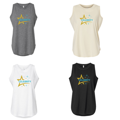 RELAXED FINE JERSEY TANK - CELEBRITY CHEER