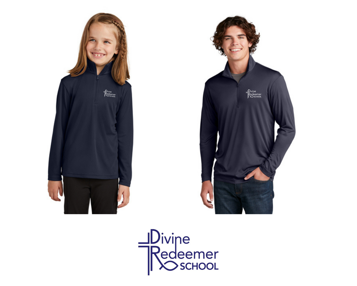 1/4-Zip Pullover Performance - DIVINE REDEEMER