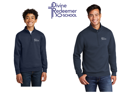FLEECE 1/4-Zip Pullover Sweatshirt - DIVINE REDEEMER - ESTF