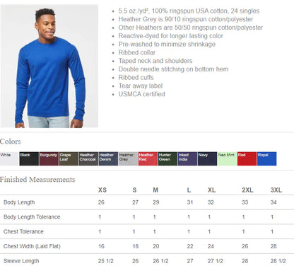 Fine Jersey Long Sleeve - DIVINE REDEEMER - ESTF