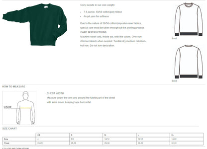 Essential Fleece Crewneck Sweatshirt - DIVINE REDEEMER - ESTF