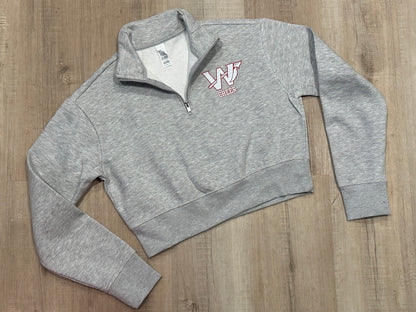 Wando - CROP FLEECE 1/2 ZIP