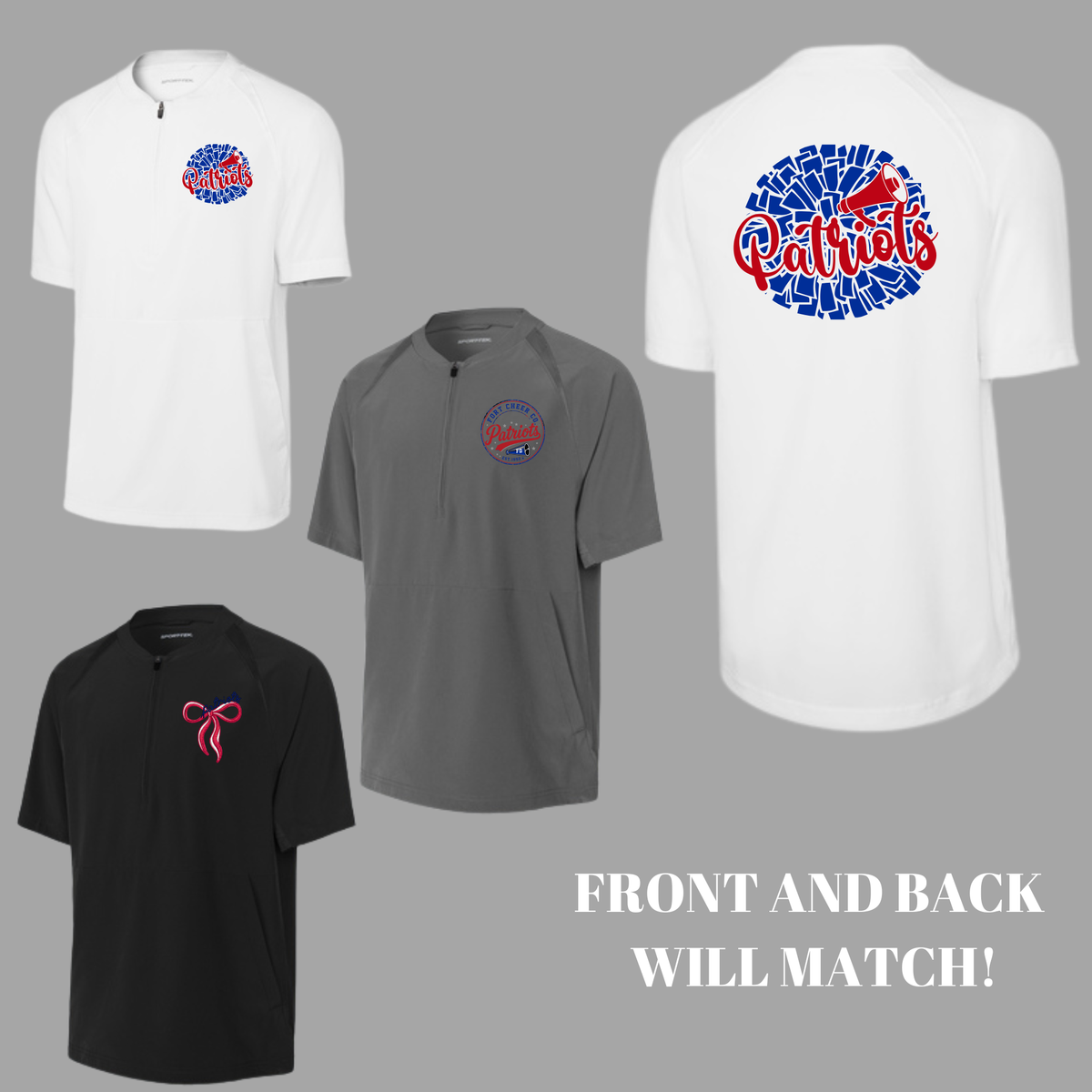 FORT D CHEER - Cage Short Sleeve 1/4-Zip Jacket