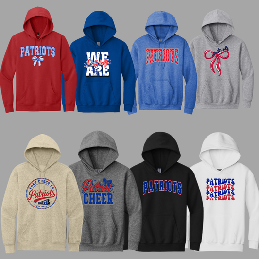 FORT D  CHEER - FLEECE HOODIE
