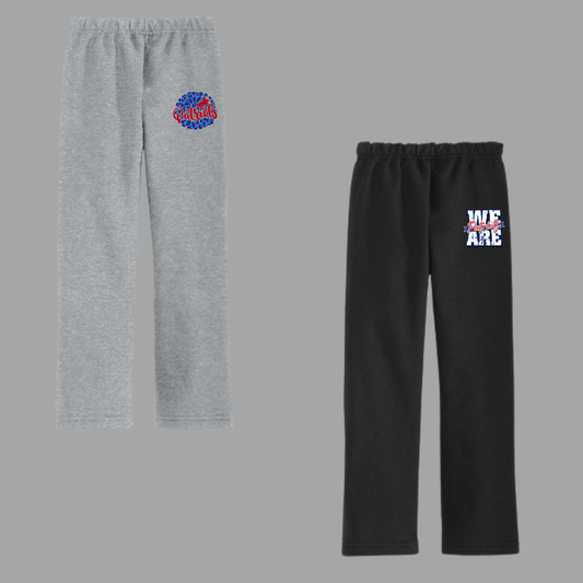 FORT D CHEER - OPEN BOTTOM SWEATS WITH POCKETS