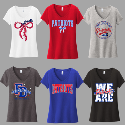 FORT D CHEER - WOMEN'S VNECK TEE