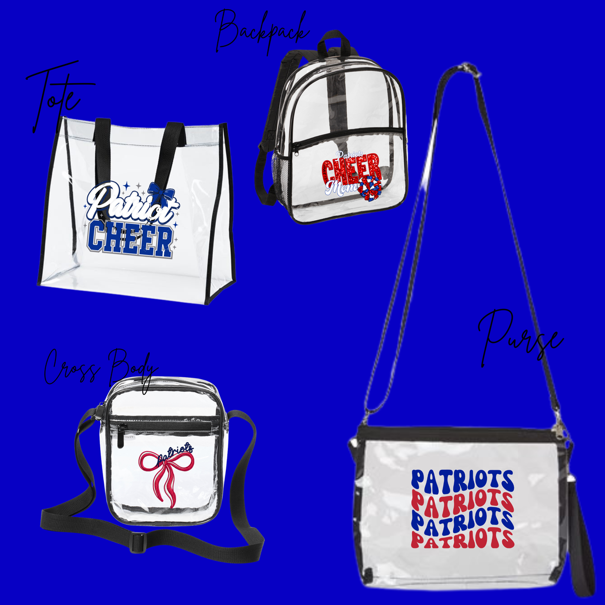 Fort D Cheer - CLEAR BAGS