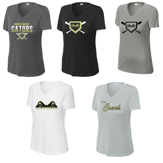 GC BASEBALL   - Ladies Performance Dry Fit V-Neck