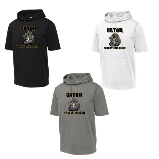 GATOR WRESTLING  - Performance Short Sleeve Hooded Pullover