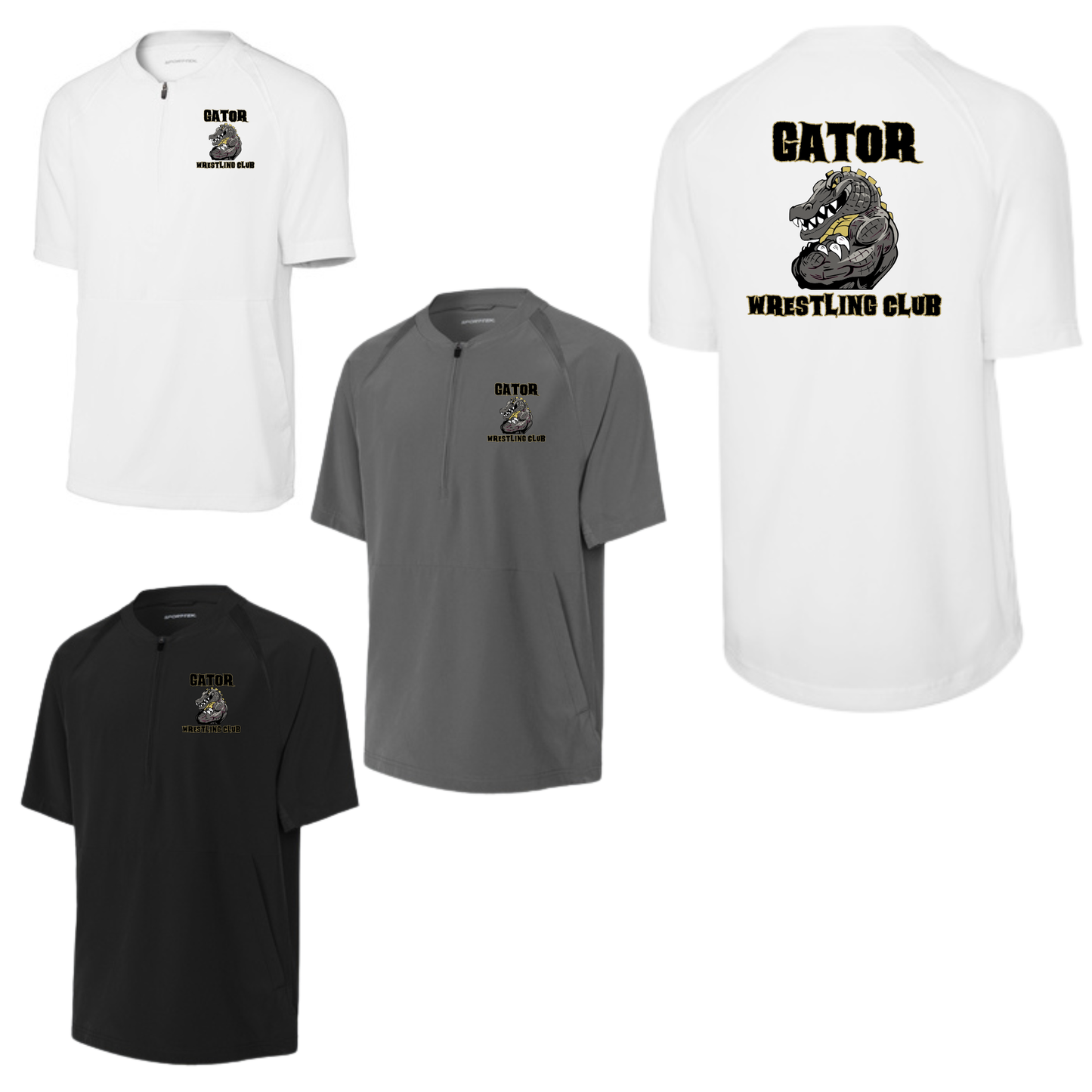 GATOR WRESTLING  - Cage Short Sleeve 1/4-Zip Jacket