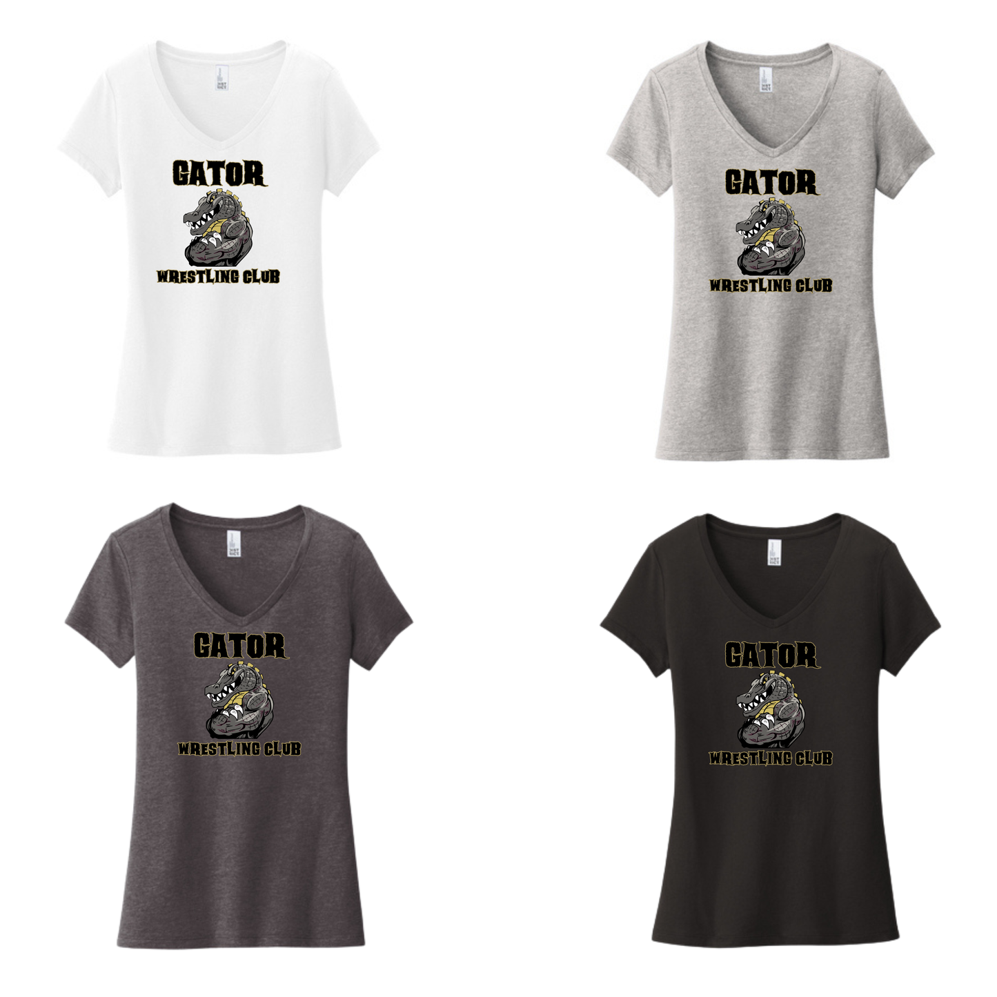 GATOR WRESTLING   - LADIES V NECK