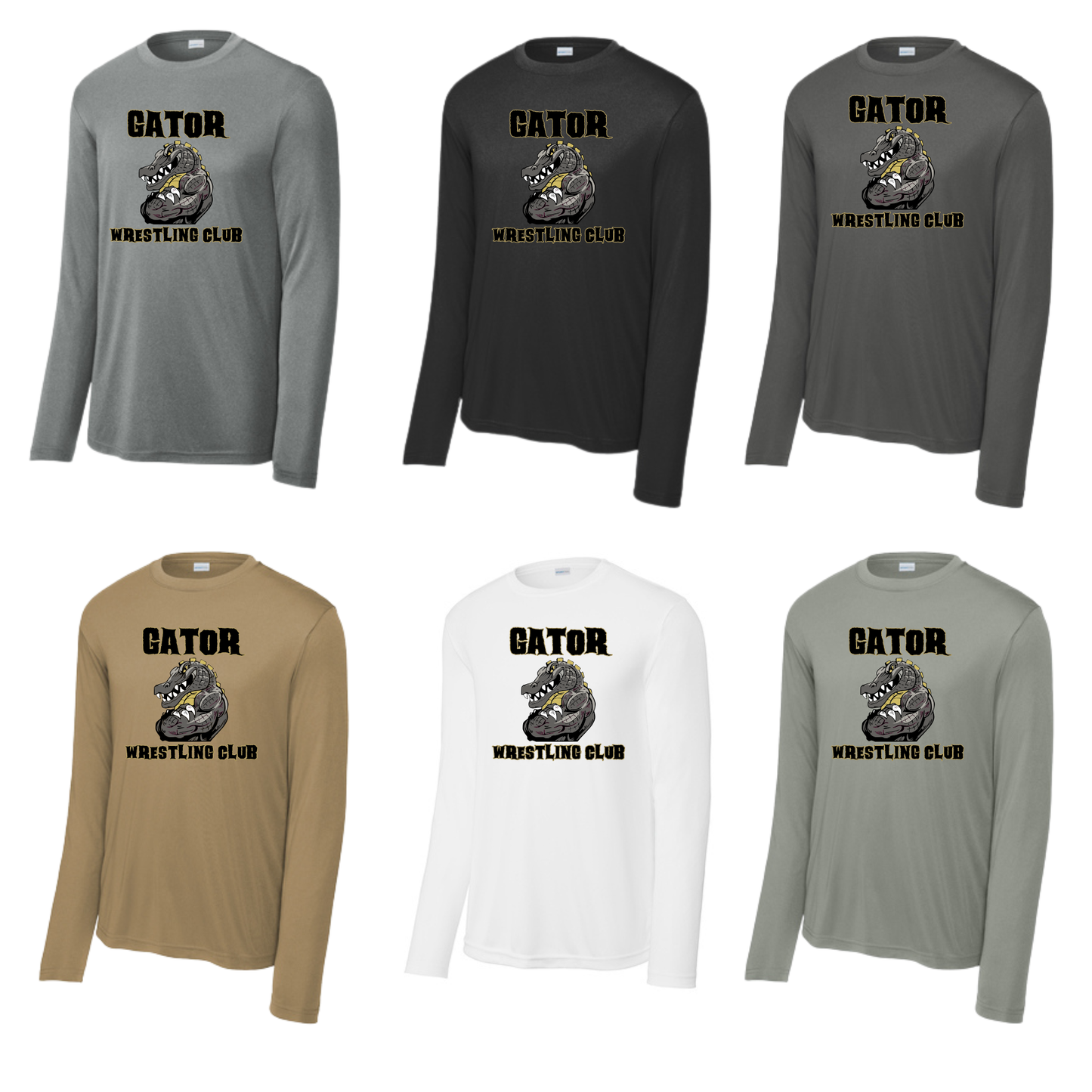 GATOR WRESTLING   - Performance Dry Fit - LONG SLEEVE