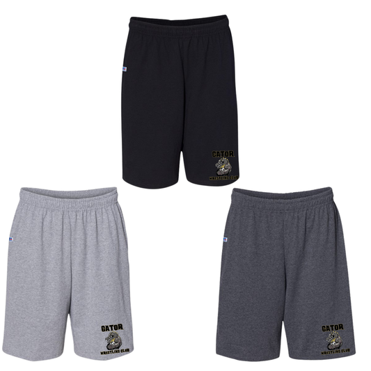 GATOR WRESTLING  - Jersey Cotton Shorts with Pockets