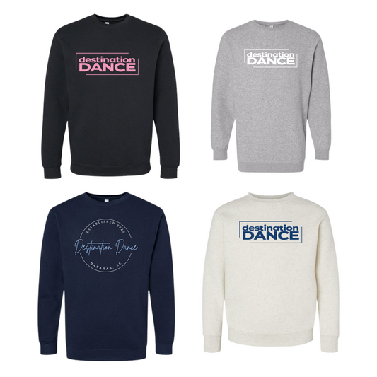 DESTINATION DANCE - CREWNECK SWEATSHIRT