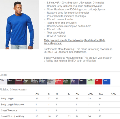 COASTAL JEEP - Long Sleeve T-Shirt