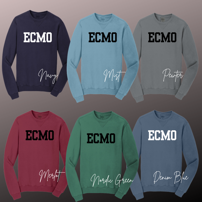 ECMO - Garment-Dyed Crewneck Sweatshirt