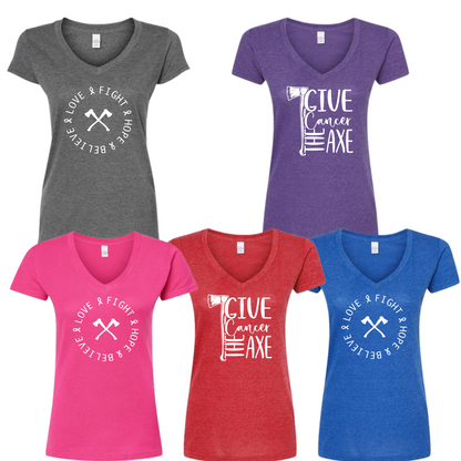 AXE OF KINDNESS - LADIES V NECK