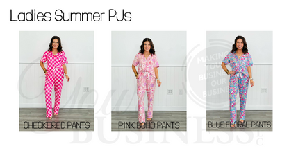 LADIES SUMMER PANT SET PJS