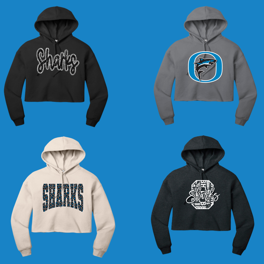 Oceanside Collegiate Academy-  FLEECE CROP HOODIE