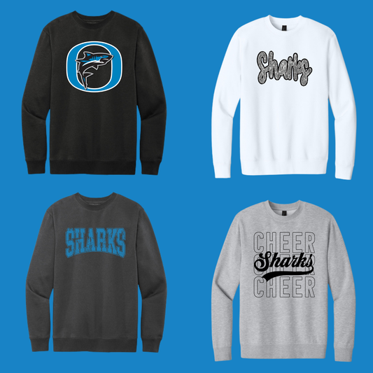 Oceanside Collegiate Academy  - FLEECE CREW SWEATSHIRT