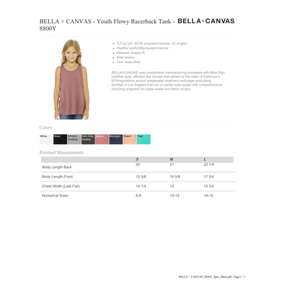 O'Keefe Academy - Flowy Racerback Tank