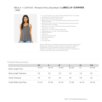 O'Keefe Academy - Flowy Racerback Tank