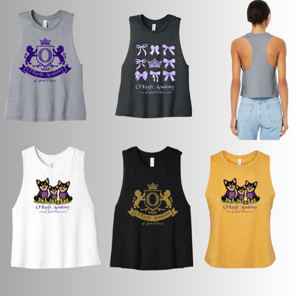 O'Keefe Academy - Women’s Racerback Cropped Tank