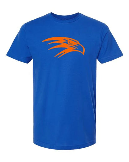 Hawk Head - Orange Ink - Graphic