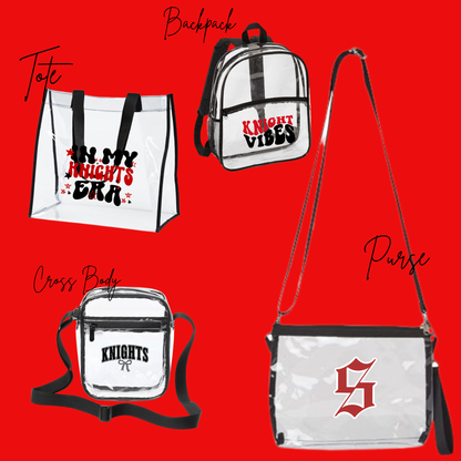 STRATFORD HIGH CHEER - CLEAR BAGS