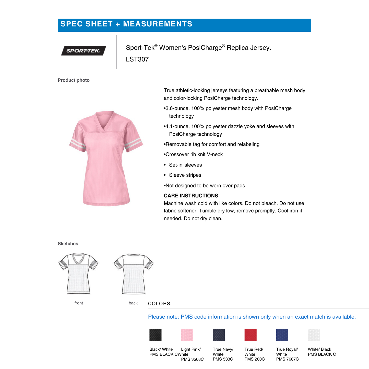 STRATFORD YOUTH PROGRAM - Women's PosiCharge® Replica Jersey
