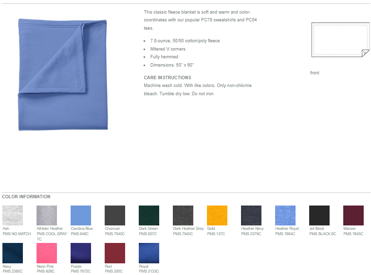 GC GOLF  - Core Fleece Blanket