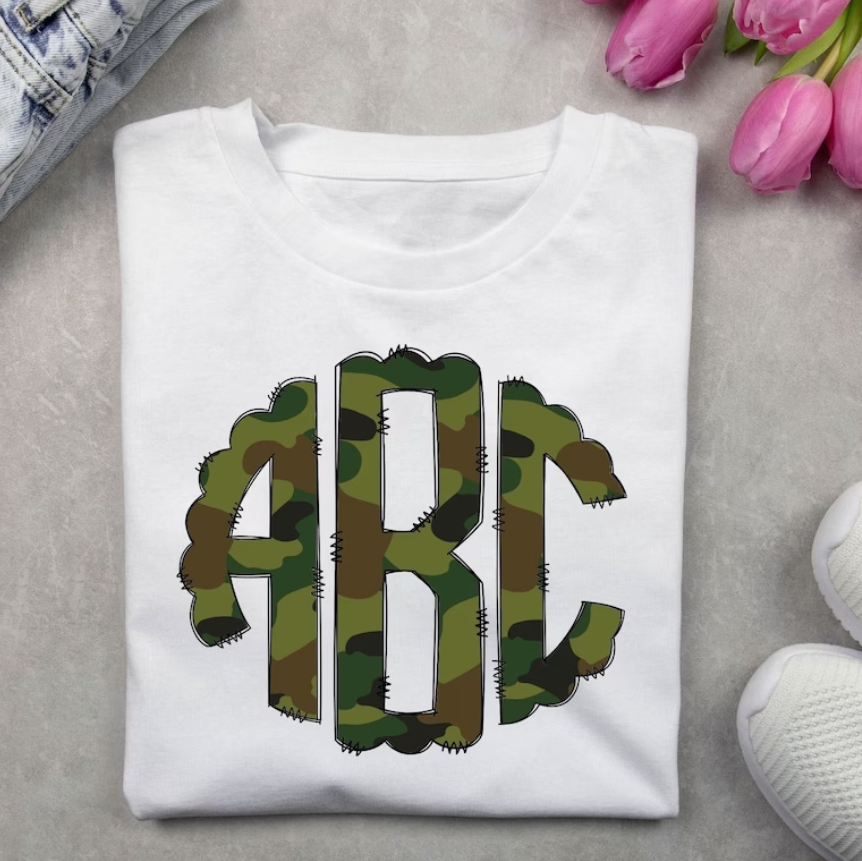 CAMOUFLAGE MONOGRAM