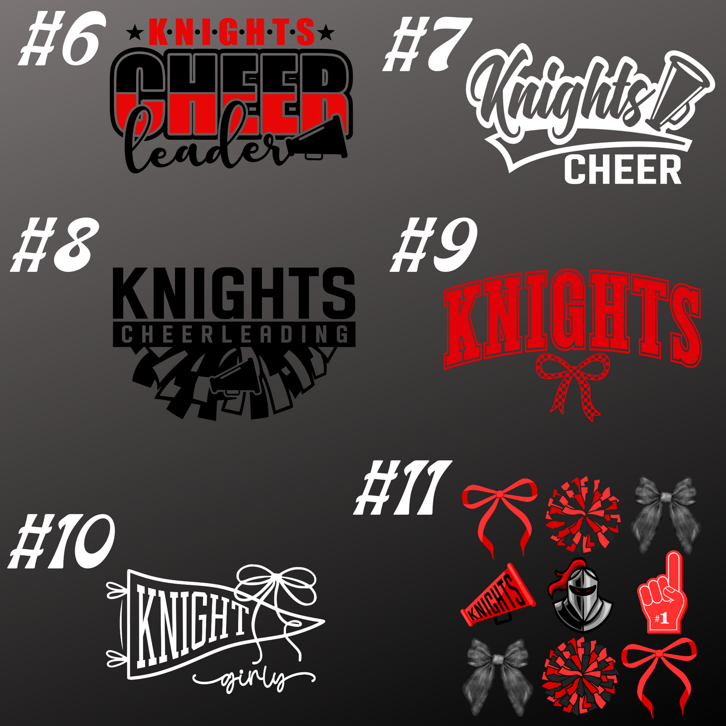 STRATFORD HIGH CHEER - CLEAR BAGS