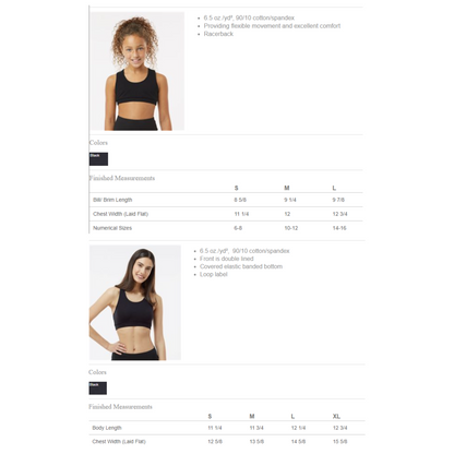 STEEL - SPORTS BRA - RHINESTONE