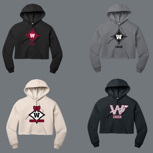 WANDO -  FLEECE CROP HOODIE