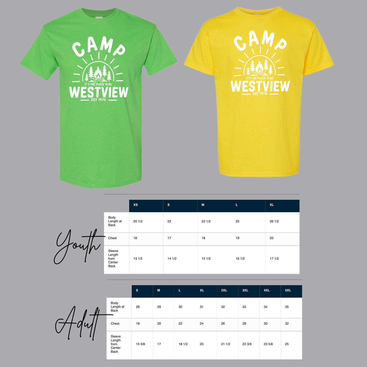 Westview Pod Color Tees