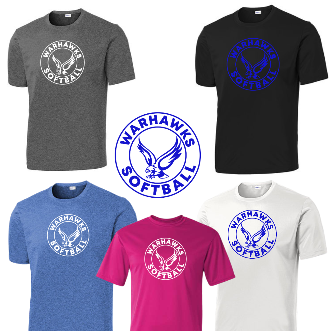 Warhawks - Performance Dry Fit Tee - Round Logo