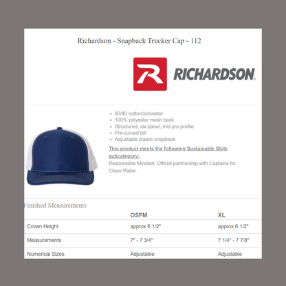 SC Xtreme Softball - RICHARDSON 112 - Snapback Trucker Cap