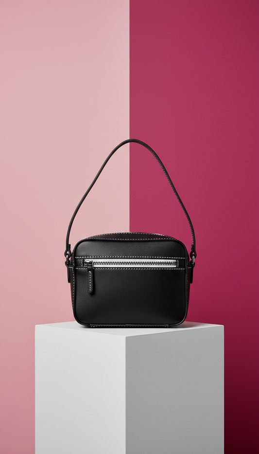 Monochrome mini crossbody bag