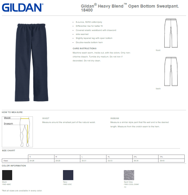 GC GOLF - Open Bottom Pant with Pockets