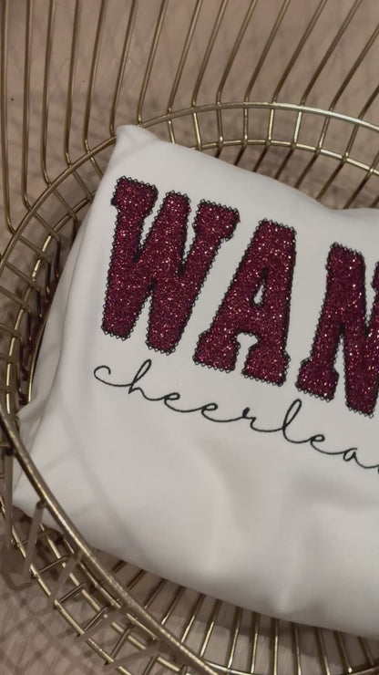 WANDO  - FLEECE CREW EMBROIDERED BOW