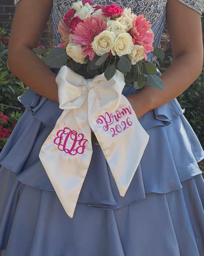 Custom Sash Embroidery